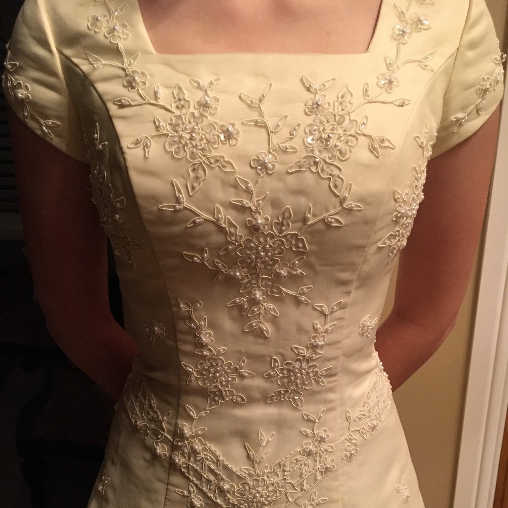 Eternity by Millennial Sun Ice Yellow Modest Dress